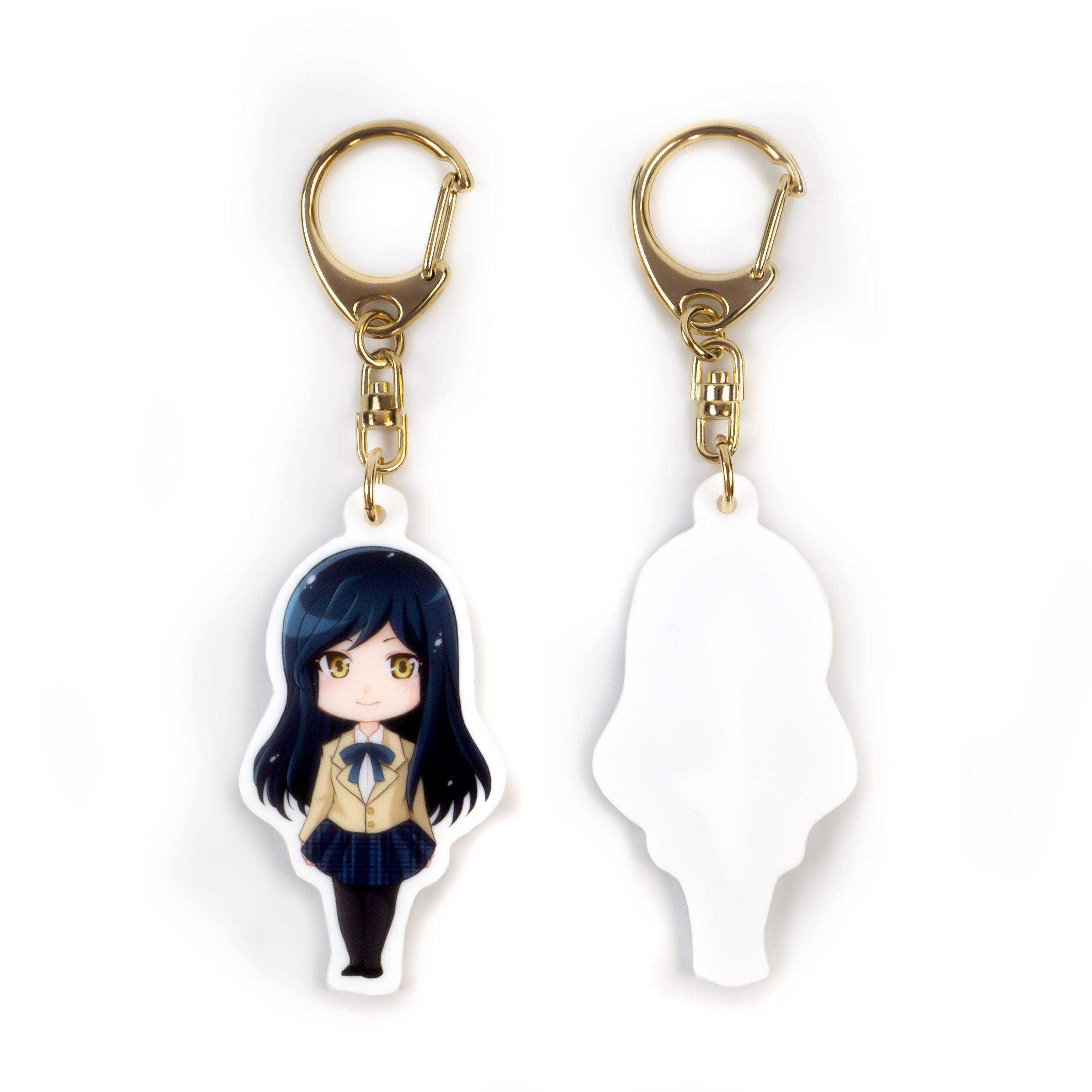 【ちょっぴり注文】アクリルキーホルダー 白/黒