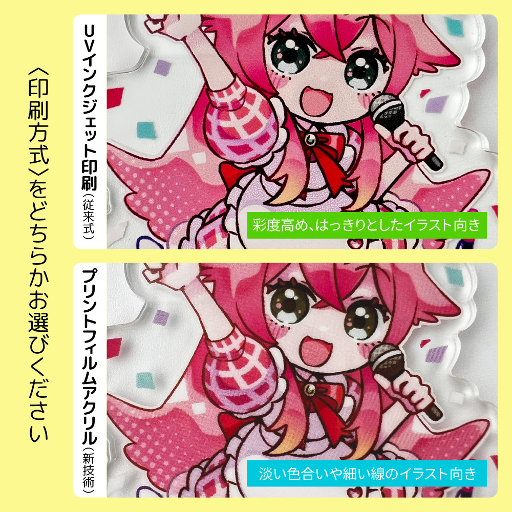 ちょっぴり注文】アクリルキーホルダー ラメ | アクリルキーホルダー