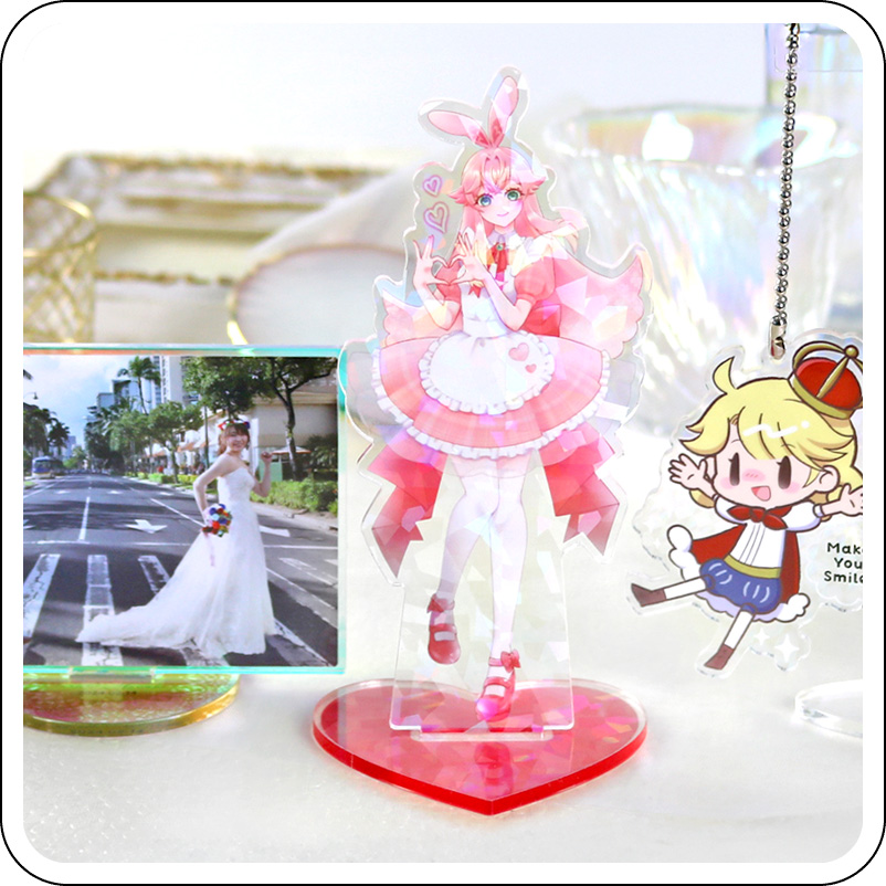 プリントフィルムアクリル | アクリルキーホルダー・アクリルスタンド