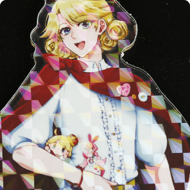 ホログラム：フラッシュ(前面)）の見本